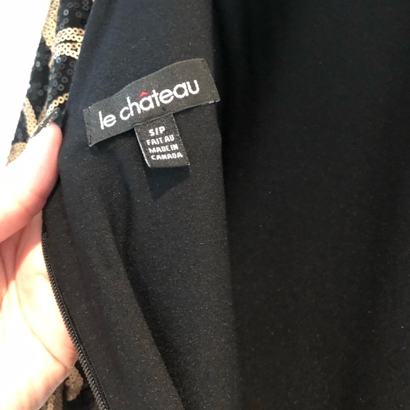 Black and gold dress - Picture 6 of 6